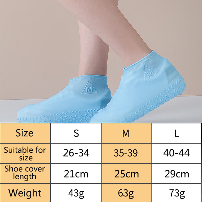 Wasserdicht Nicht-Unterhose Gummi Regen Schuh Abdeckungen Elastizität Galoschen für Reisen Wiederverwendbare Stiefel Überschuhe passen für Männer Frauen freundlicher