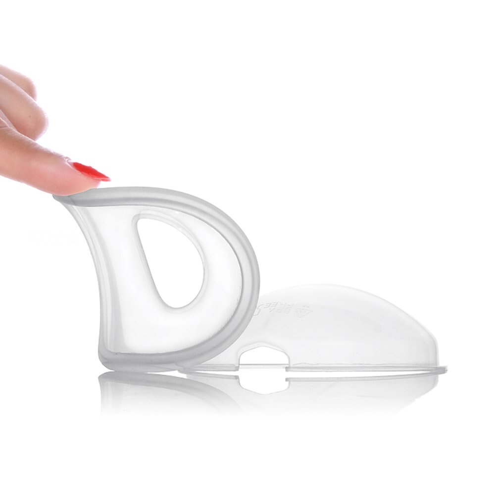 2 unidades funda de Gel de sílice para colección alimentación de bebé colector de leche materna envase de succión de pezón posparto suave almohadilla de enfermería reutilizable