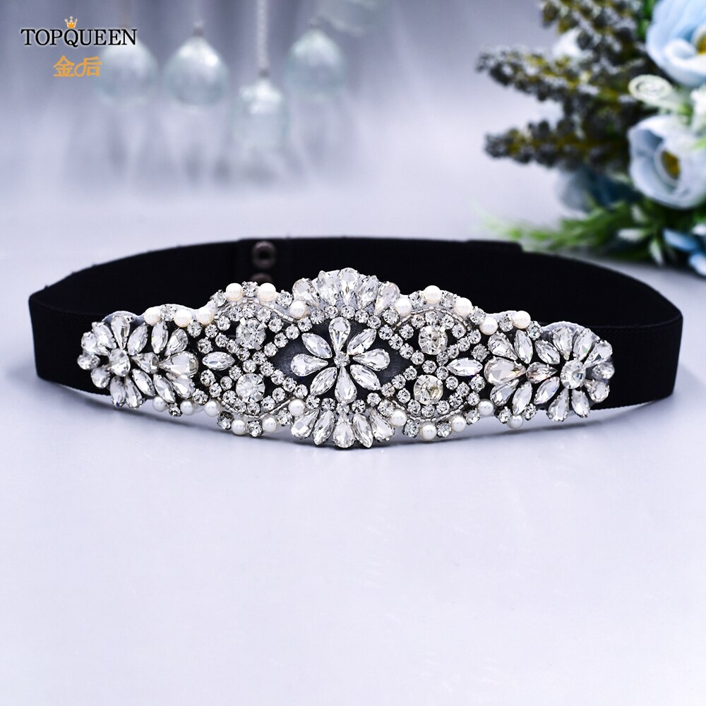 Acquista Cintura in vita con fascia da sposa con strass Puntos e nastro di raso bianco per abito da sposa in Italia a partire da 6.73