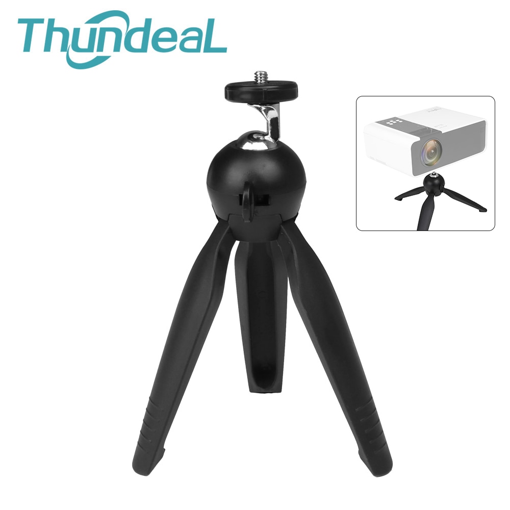 ThundeaL uchwyt projektora 1/4 "śruba mocująca na stół mini statyw projektor stojak głośnik biurkowy DV aparat telefoniczny uchwyt statywu