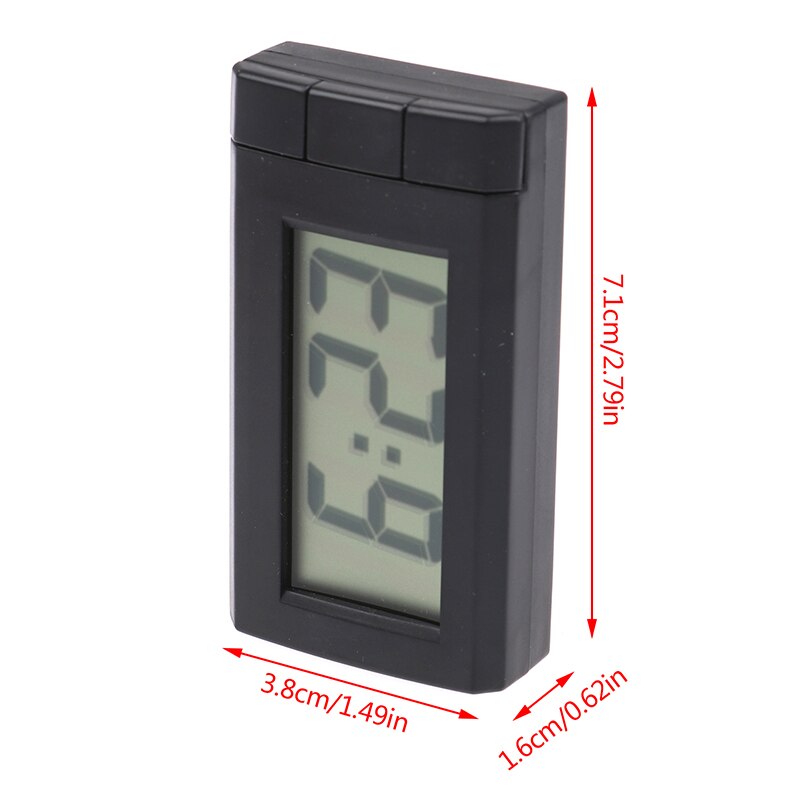 Portable Mini Digital Car Electronic Clock Electronic Watch LCD Display for Car Goods