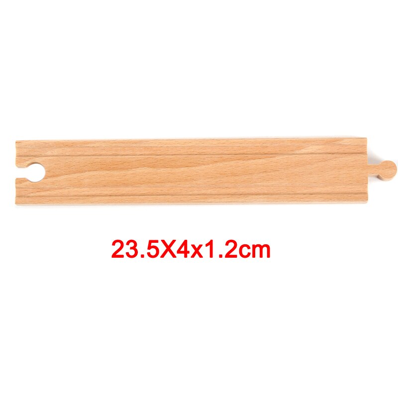 Wooden Train Track Accessories Railway Compatible with Wood Trains Wood Tracks Railway Toys for Kids BM88: super long straight