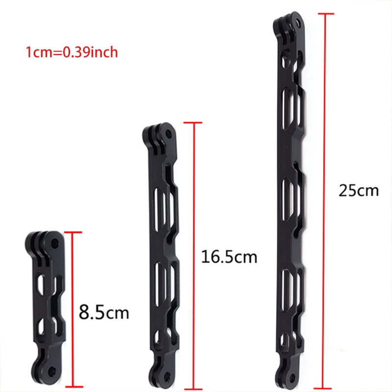 2022 Aluminium Extension Rod Arm For insta 360 One R X Go pro Max Camera With1/4 inch Tripod Adapter