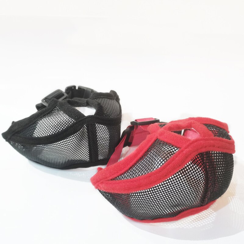 Short Snout Pet Dog Muzzles Comfortable Adjustable Mesh Muzzle Mask Anti Bite Stop Barking Supplies For French Bulldog Pug