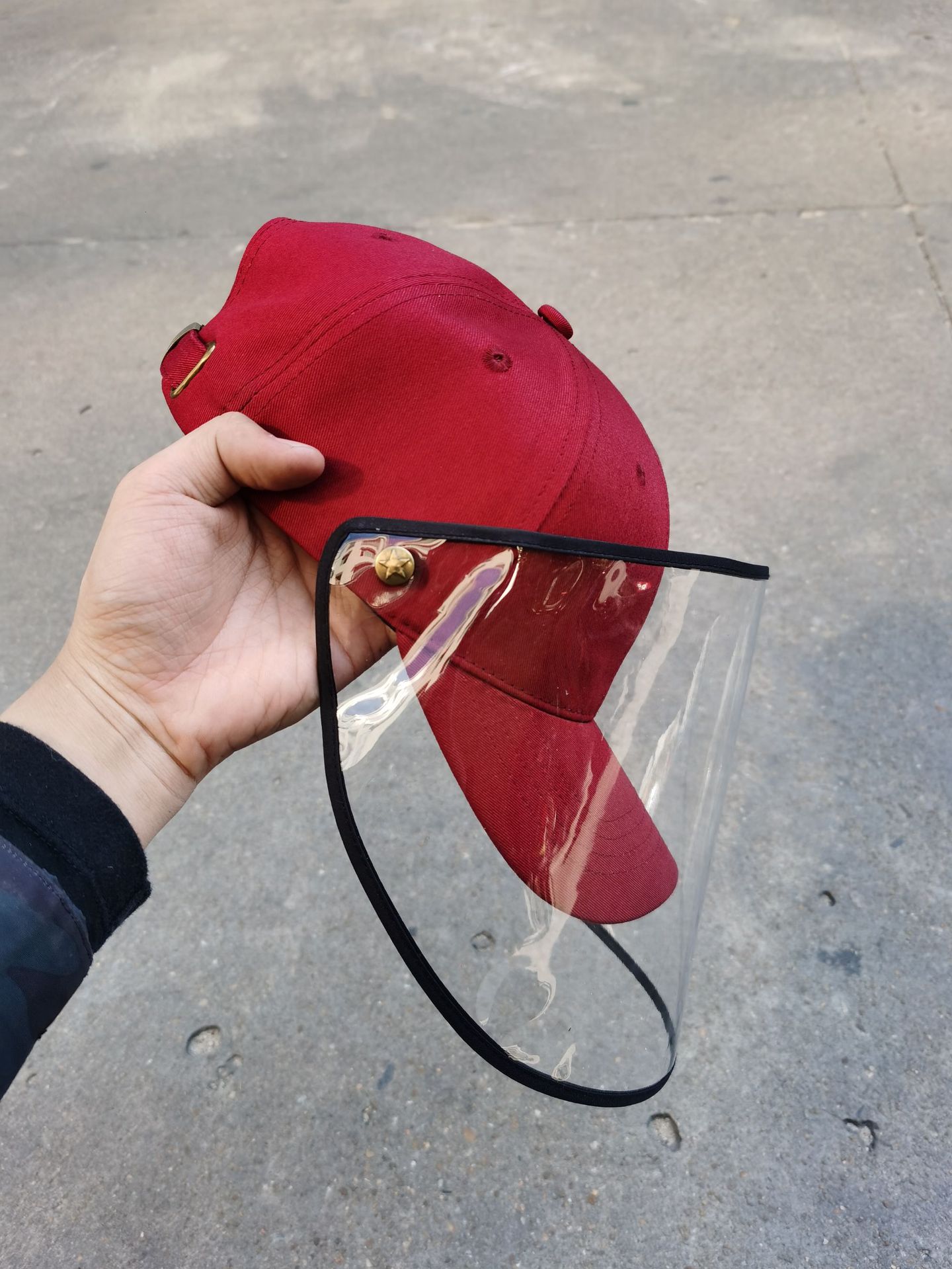 Multi-function Protective Cap Adjustable Protective Hat Eye Protection Anti Fog Windproof Hat Anti Saliva Face Cover Cap