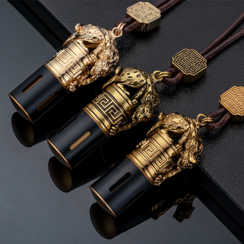 Metal + Leather Luxury Animal Car Fragrance Retro Style Auto Car Air