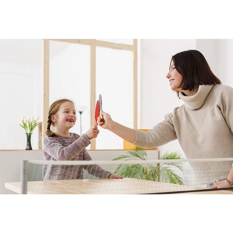 Tischtennis Spielen Set, Professionelle Tisch Tennis Schläger Set, Mini Ping Pong Spiel Bälle, ideal für Anfänger und Kinder