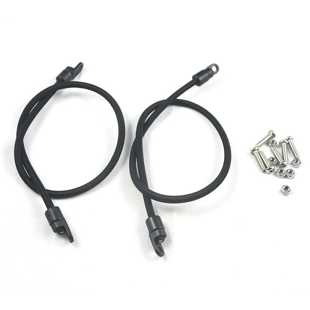 1 Set 12'' Kayak Bungee Paddle Holder Kayak Paddle Keepers Kit For Kayak & Canoe Excellent Workmanship Long Service Life