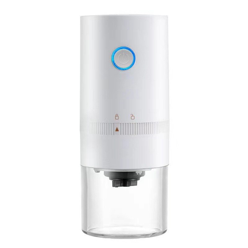XIAOMI – moulin à café électrique Portable, Rechargeable par USB, automatique, grains de café, Machine à expresso pour la maison et le voyage: WHITE