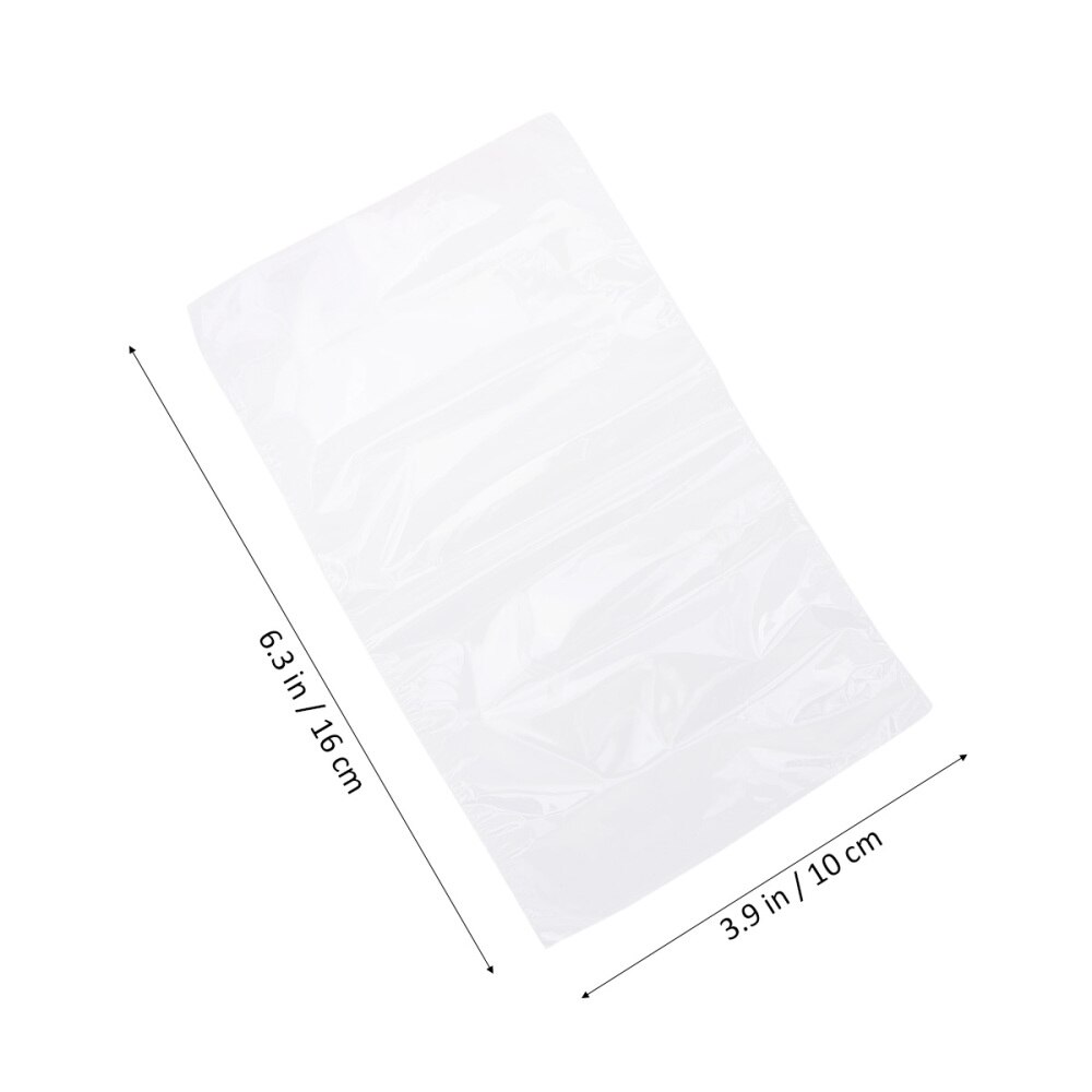 100 Uds. Bolsas de envoltura termoretráctil, película de laminación impermeable, bolsa transparente termoretráctil para jabones, bombas de baño, tamaño artesanal DIY