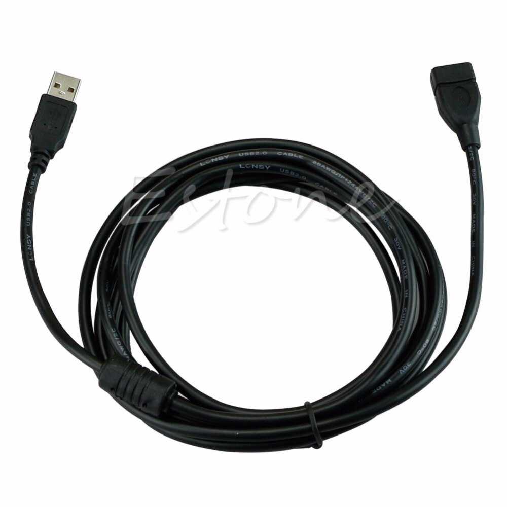 3M 10FT USB 2.0 A Male to A Female Extension Cable Cord Wire Lead For PC Laptop