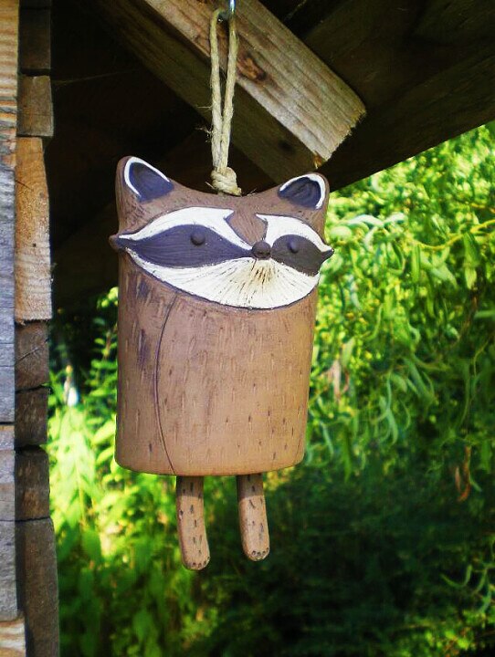 Beautiful Rustic Animal Wind Chimes Room Decoration Baby Room Decor Cute Resin Plastic Animal Wind Chimes