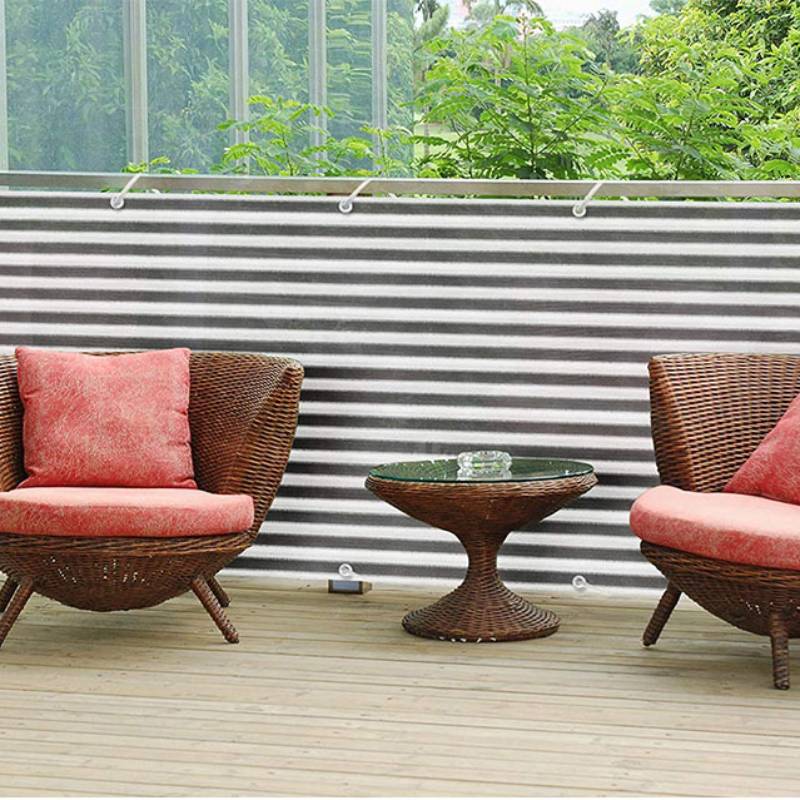 Balkon Privacy Hek Netto Screen Cover Zonnescherm Zeil Luifel Luifel Uv Bescherming Weerbestendig Tuin Netto 0.9*5M