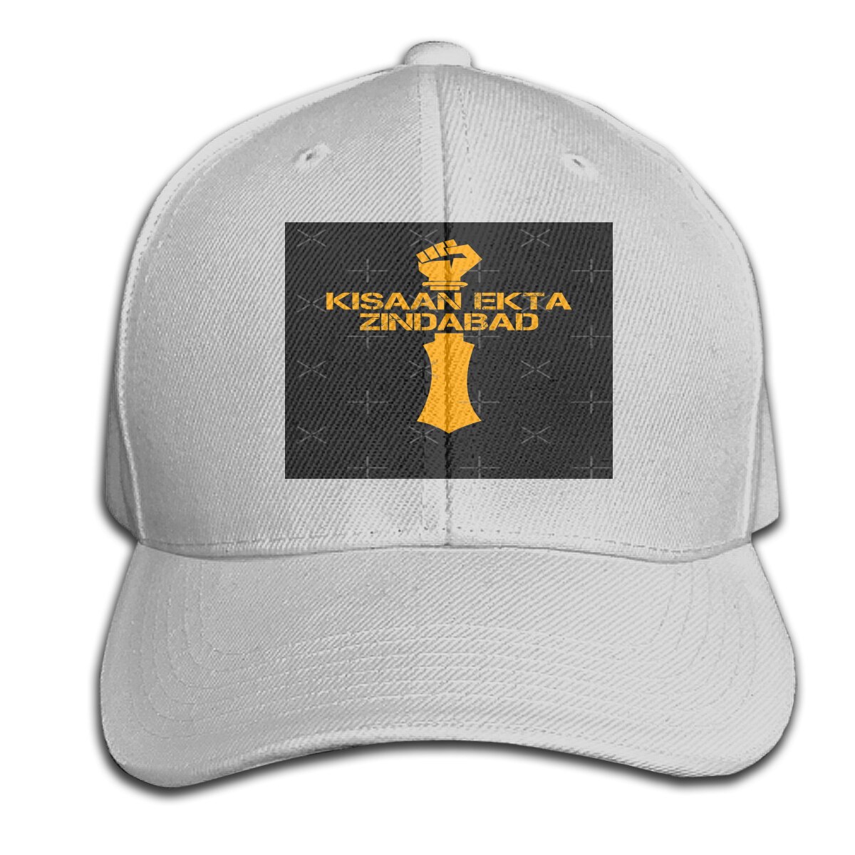 Kisaan Majdoor Ekta Zindabad I - Punjab Farmers Top Cap Humour Hat: Gray