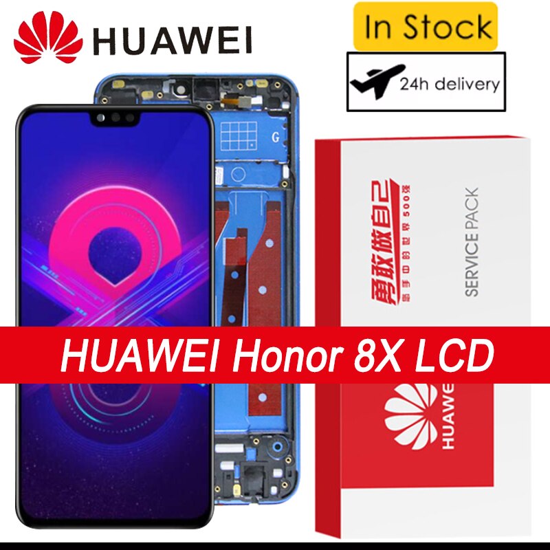 Ensemble écran tactile LCD de remplacement, 100% pouces, avec châssis, pour Huawei Honor 8X, 6.5 Original