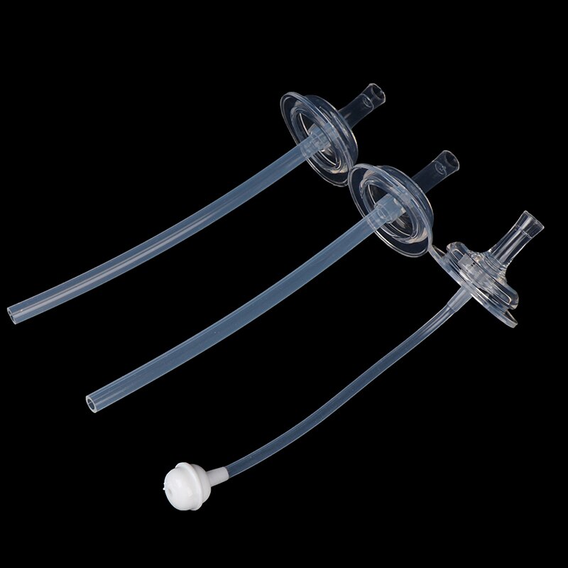 Baby Bottle Straw Replacement Wide Mouth Caliber Silicone Feeding Accessories Learn drinking cups Straw head Replace Accessory