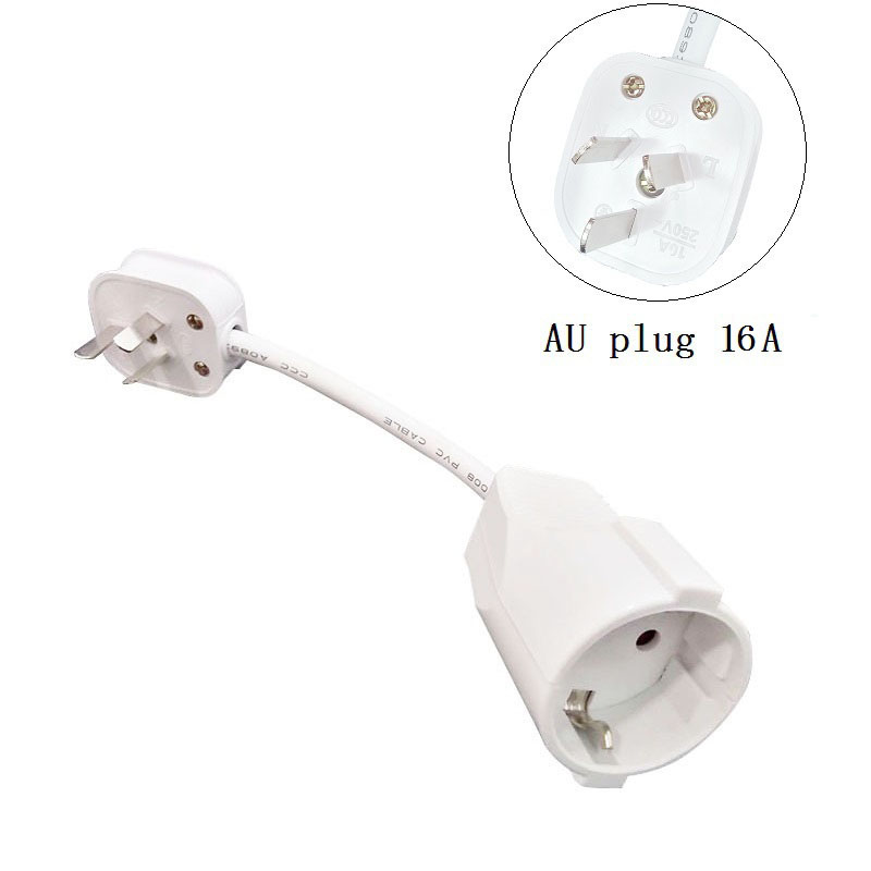 Power Extension Cable EU UK AU US Israel Male Plug TO EU Female Adapter Power Cord Electrical Plug Charging Conversion: green / Japan Plug