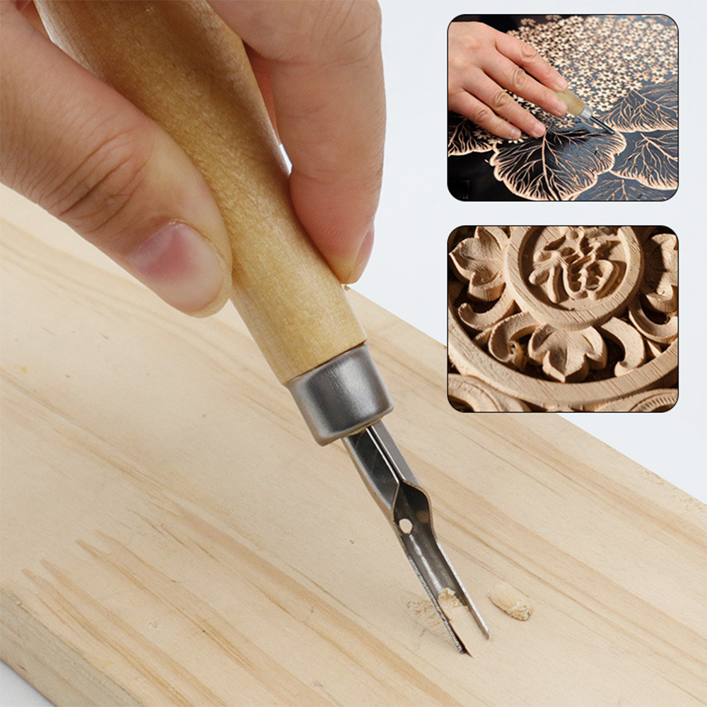 7-in-1-Schnitzwerkzeug, praktisches Gravurmesser-Set, DIY, tragbar, ABS, LInoleum-Schneider, Kunstbedarf, ergonomische Schulgravur