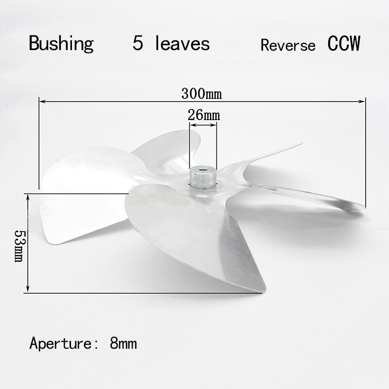 140 mm 150 mm 170 mm 200 mm 230 mm 250mm aluminiumslegering motor blæserblade blæser skovlblade til ovn pillefyr blæser: Z
