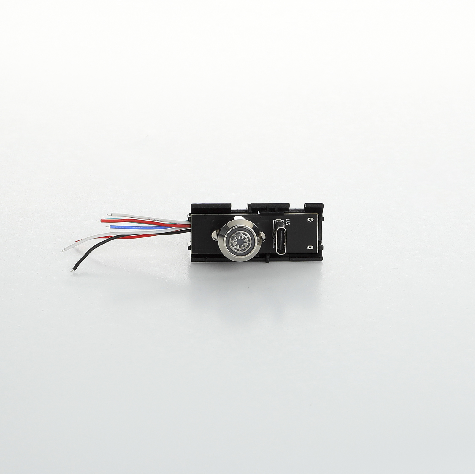 DamienSaber-Port de recharge de type C pour sabre laser, bouton rond, carte son