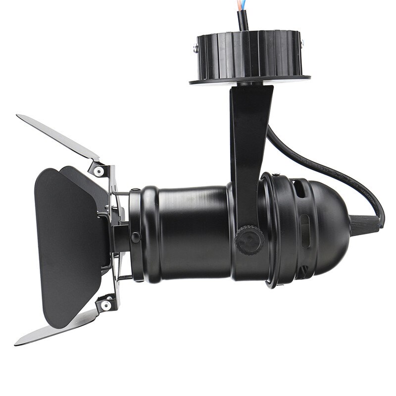 110V/220V Retro Industrial LED Spotlight E27 Bulb Indoor Ceiling Lamp for Clothing Store Cafe Bar Art Exhibition Studio Decor