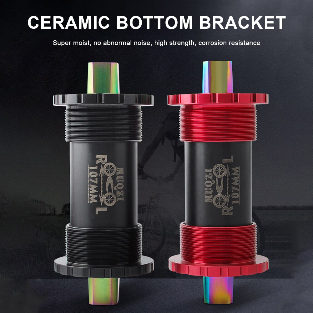 Titanium Alloy Bike Bottom Bracket 103/107/110/113/119/122mm Mountain Bike Road Bike Bottom Bracket Bicycle Parts