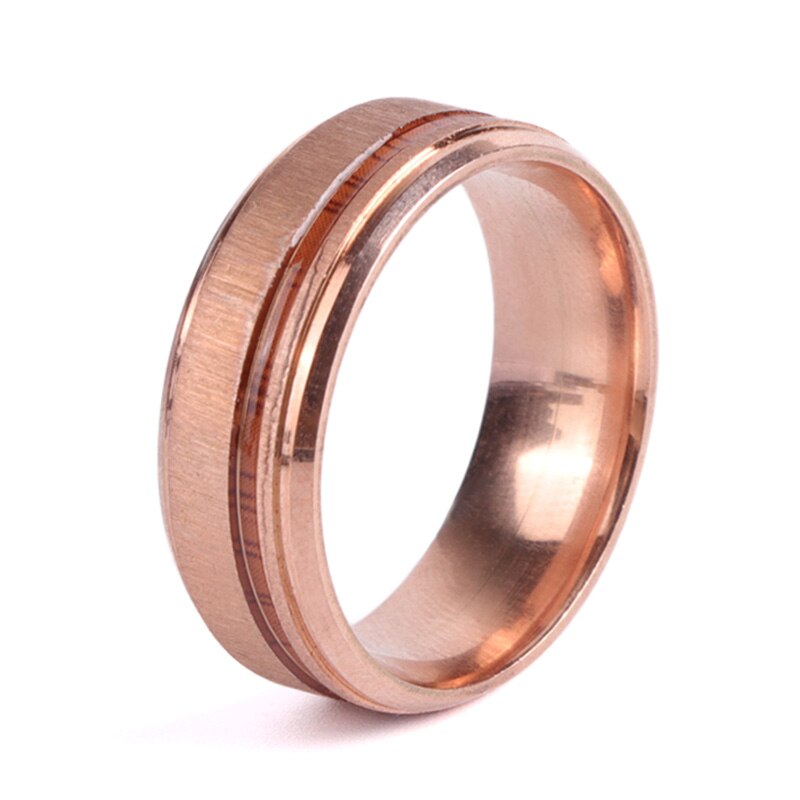 Klassieke Heren Trouwringen Mode Hout Engagement Ringen Comfort Fit En Mannen Party: 9