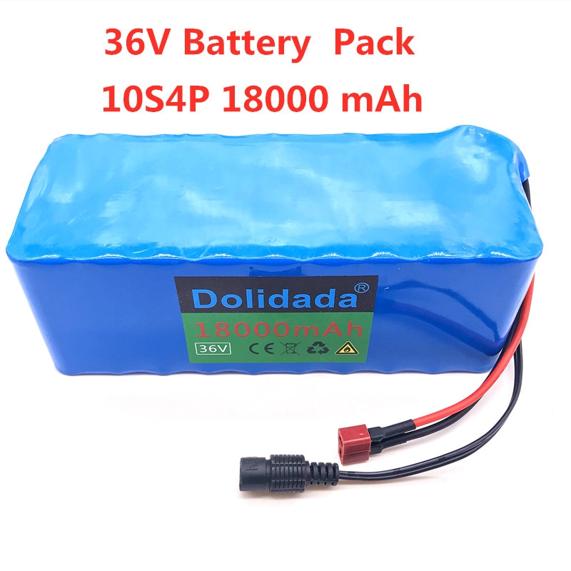 original 36V battery pack 10S4P 18000mah 600W high power and high capacity electric motorcycle battery 20A BMS