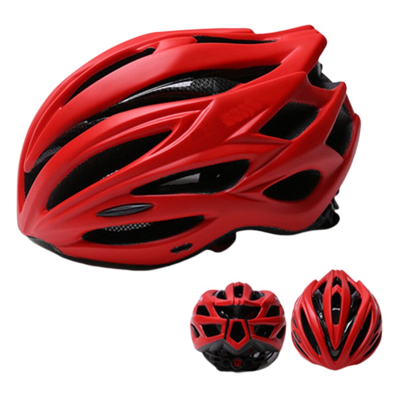 MTB Helmet Bicycle Red LED Light And Sun Visor Men Women Lightweight Road Mountain Bike Cycling Helmet Sports Bicycle Equipment: 08