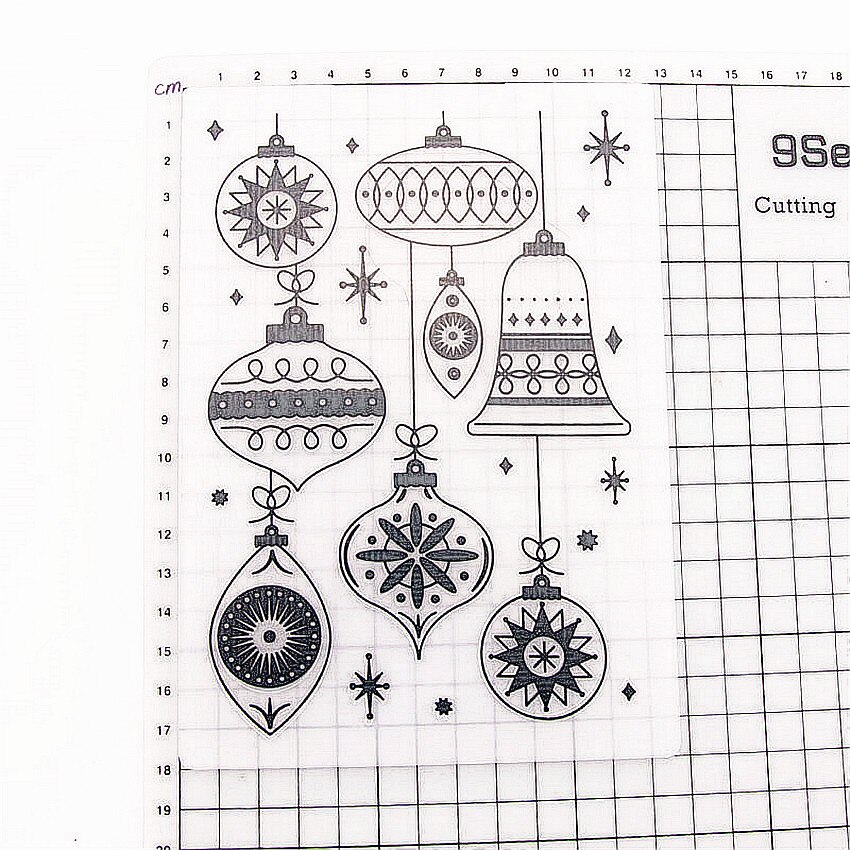 plastic Easter bell template craft card making paper card album wedding decoration Embossing folders