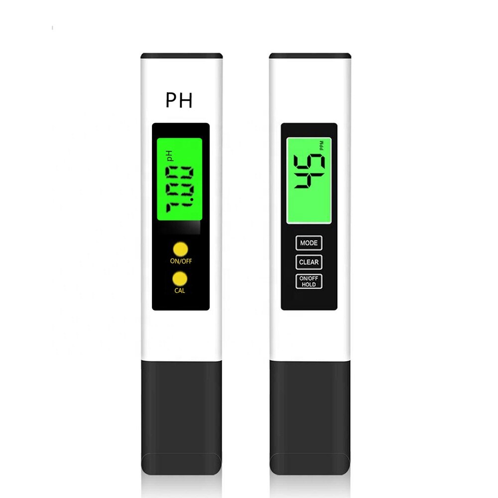 Ph Tester Digitale Ppm Digitale Water Tester Pen Soort Ph Meter Uitlezing Nauwkeurigheid 3-In-1 Ph En tds Ec Temperatuur Meter: PH02SW And TDSW