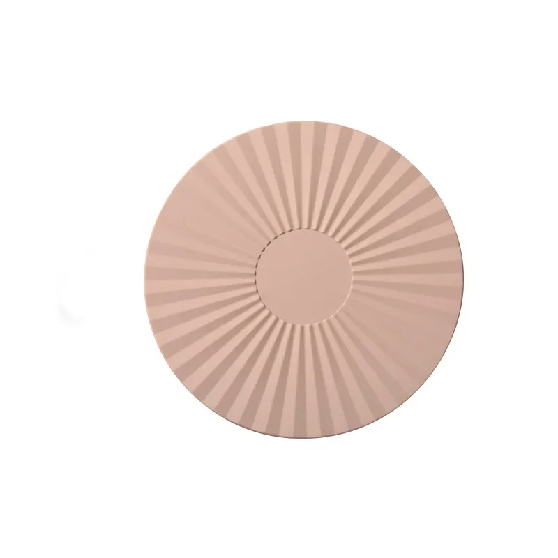 Posavasos redondos de silicona resistentes al calor, posavasos antideslizantes, mantel individual para mesa, almohadilla de protección para té, accesorios de utensilios de cocina: M / Rosa