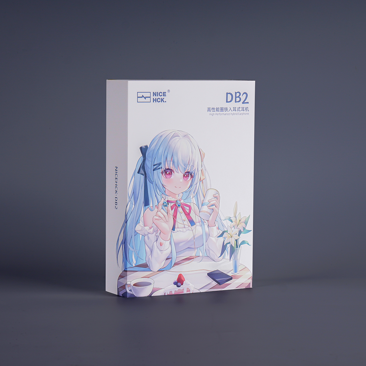 NICEHCK DB2 mikrofon HiFi słuchawki muzyczne 1DD + 1BA hybrydowy podwójny sterownik douszny monitor douszny odłączany 0.78 2Pin złącze IEM