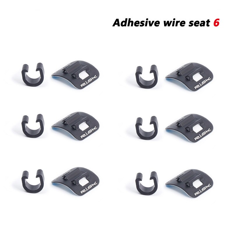 Bicycle Cables Housing Aluminum Cycling Shift Brake Guide Cable Tube Bike Oil Tube Fixed Clips C Shape Fixed Clamp Frame Buckle