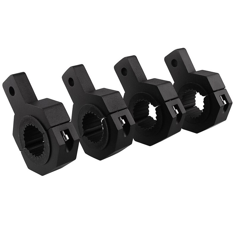 4-Pack (Standard) 4PCS Mounting Bracket Kit LED Off-Road Light Vertical Bar Tube Clamp Roof Roll Cage Holder