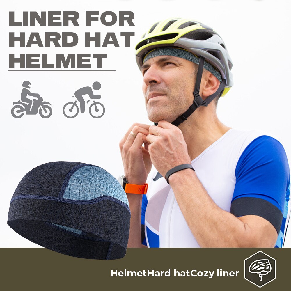 Bonnets de sport respirants d&#39;été, doublure de casque, Bonnet d&#39;extérieur, maille fine, extensible, chapeau de soleil à séchage rapide pour casquette hommes et femmes