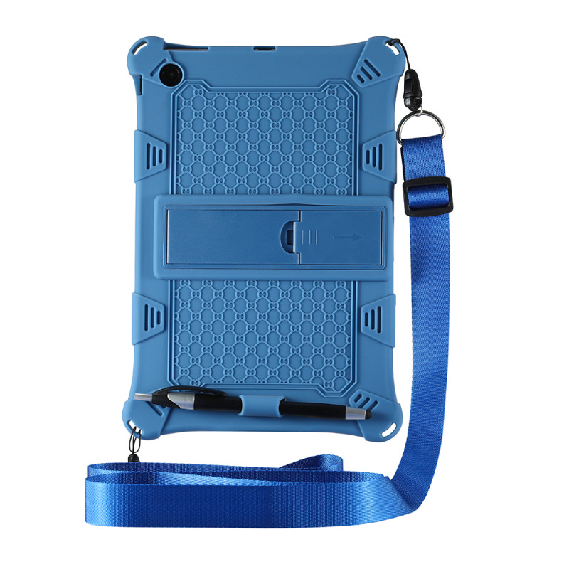 Étui De Protection Pour Teclast M40se 10.1 "tablette PC, Support Étui En Silicone Pour Teclast M40 SE: Dark blue-rope