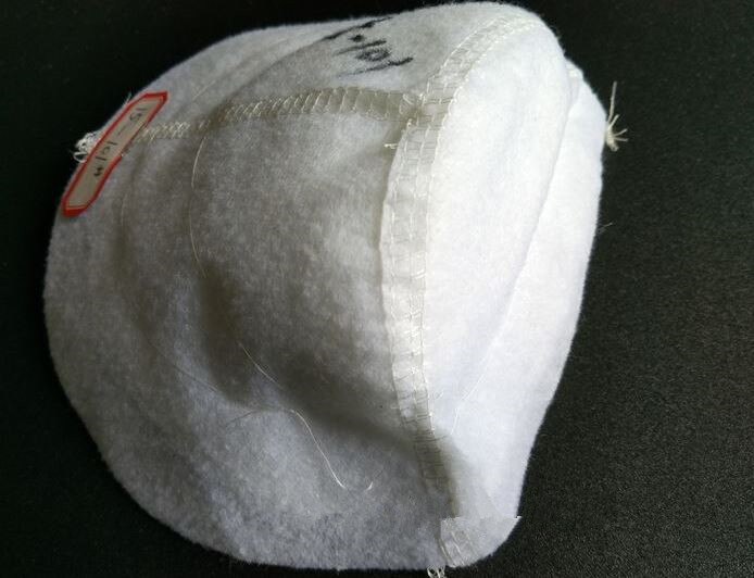 4 paar Witte Katoenen Schoudervullingen Zachte Gewatteerde Voor T-shirt Pak Overjas Blazer Kleding Accessoires ongeveer 16x12.5x3 cm