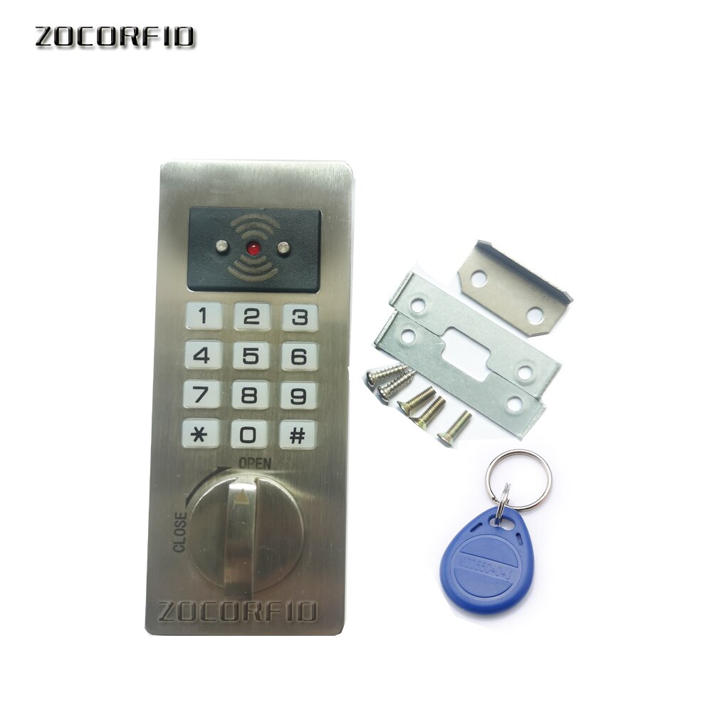 125KHZ EM Stainless steel Panel Digital Electronic Intelligent Password Keypad Number Cabinet Door Code Lock: Group A