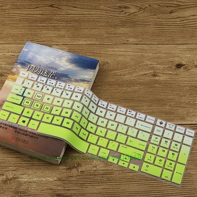 Laptop Keyboard Cover skin For HP Omen 15 15-dh0201ng 15-dh0135tx 15-dh0111tx 15-dh0006tx dh0007tx dh0008TX dh0009tx 15-DH: Gradualgreen