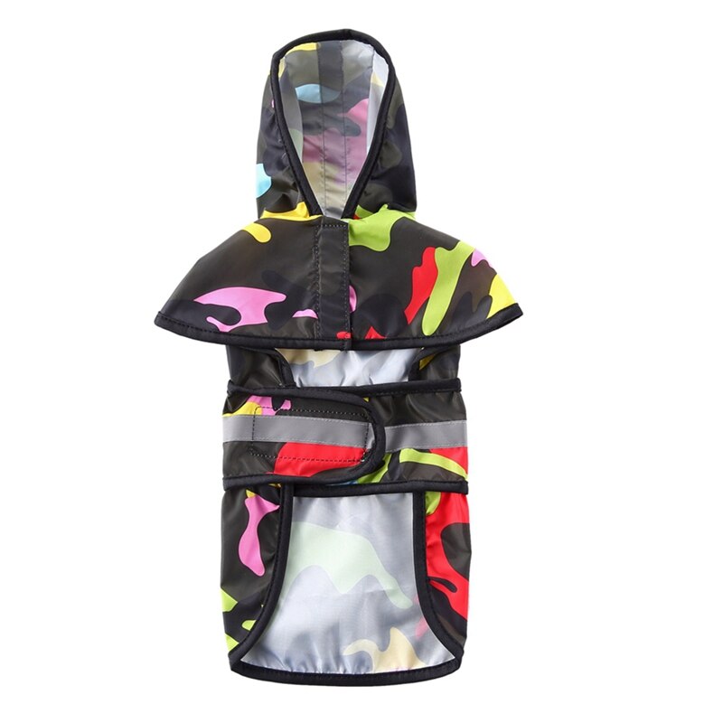 Dog Raincoat Puppy Soft Breathable Rain Coat with Hood Reflective Waterproof Dog Raincoat Clothes Pet Cat Small Dog Rainwear: B / L