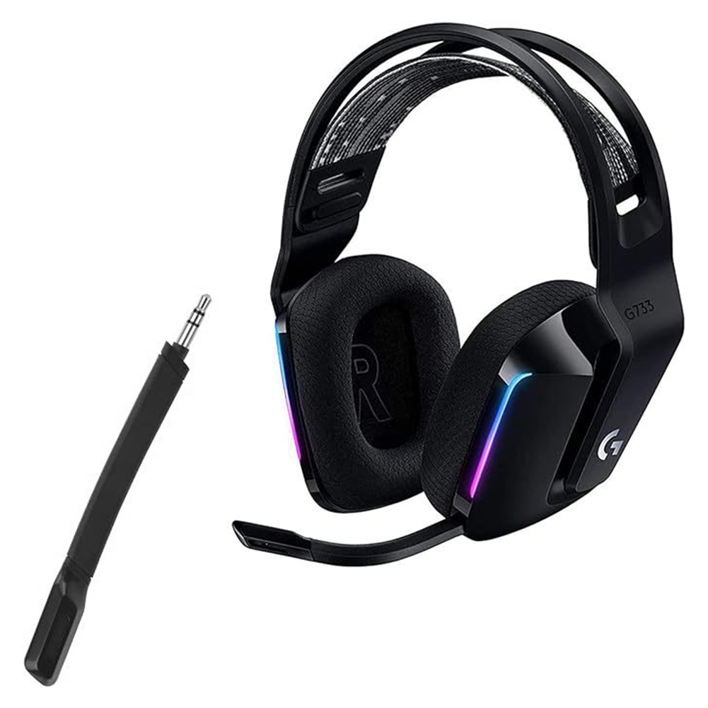 Microfone de substituição sem fio, microfone para auscultadores Logitech G733 Gaming, 3,5mm