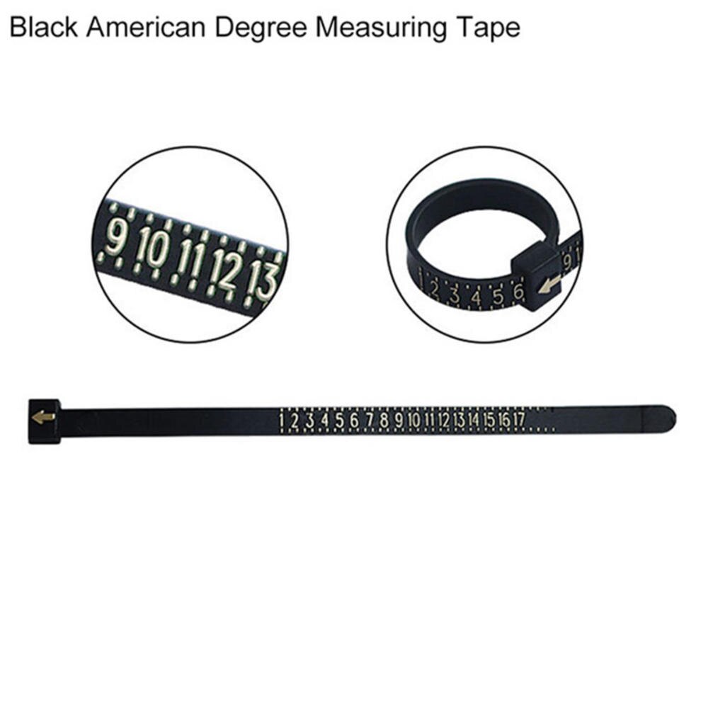 Finger Measuring Tool Ring Size Gauge Soft Ruler Ring Mouth Hand Circumference Size Number Tool Jewelry Accessory Measure Tool: United States