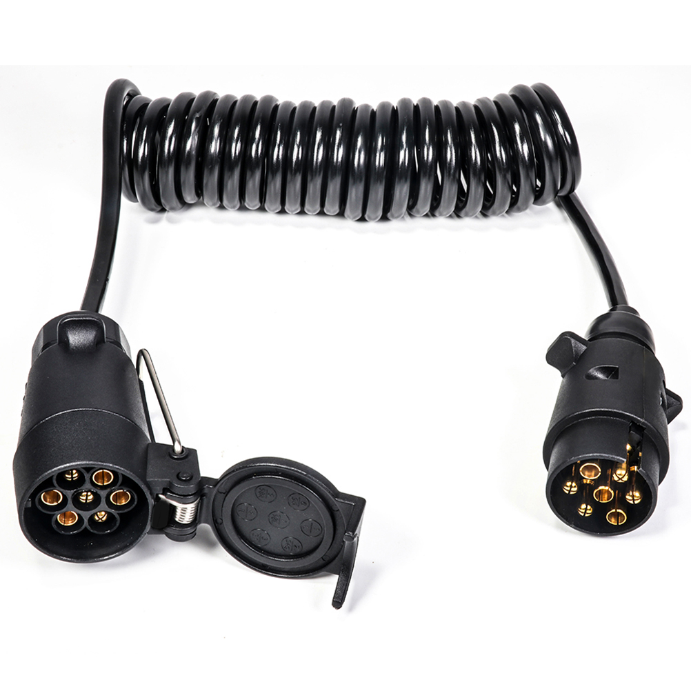 2.5m Lente Kabel 7 Manier Connector Plug Socket 7 Draad Trailer Bedrading 7 Pin Trailer Connector Accessoire Voor Fauty auto Signaal Licht