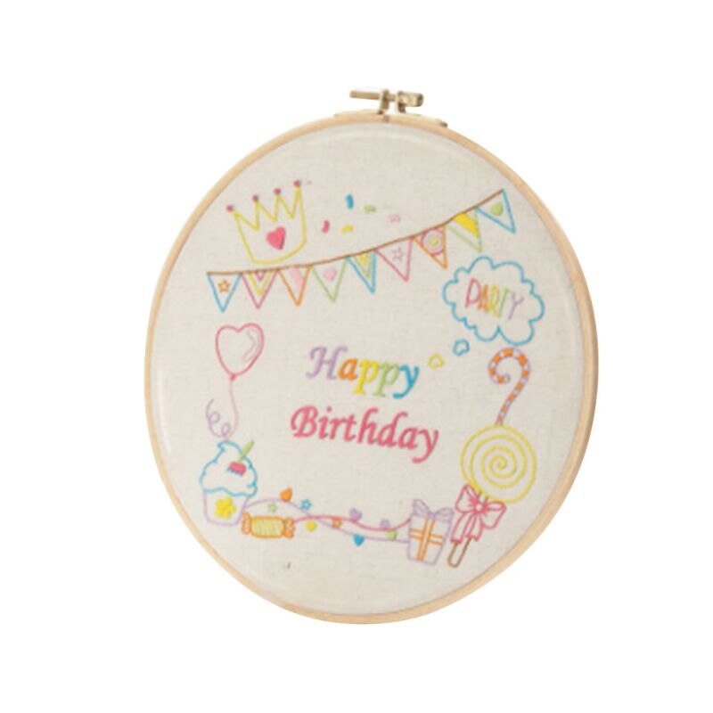 DIY Blume Liebe Stickerei Zubehör Bausätze Hand für Anfänger Kreuz Stich Handwerk Jäzehn Heimat Dekor Anhänger #1: B