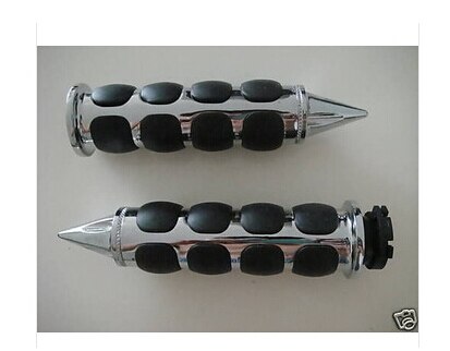 thumbnail image 2 of DIMTP Chrome Handlebar Grips For Suzuki Boulevard C50 M50 C90 M109R C109 2 of 5