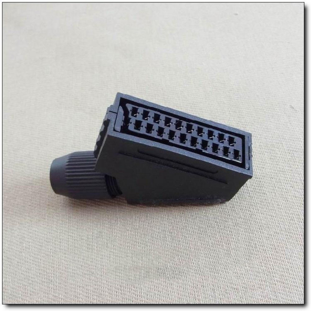 3Pcs CS-109 21Pin Scart Vrouwelijke Bezem Hoofd Audio Video Converter Socket Connector Soldeer Diy