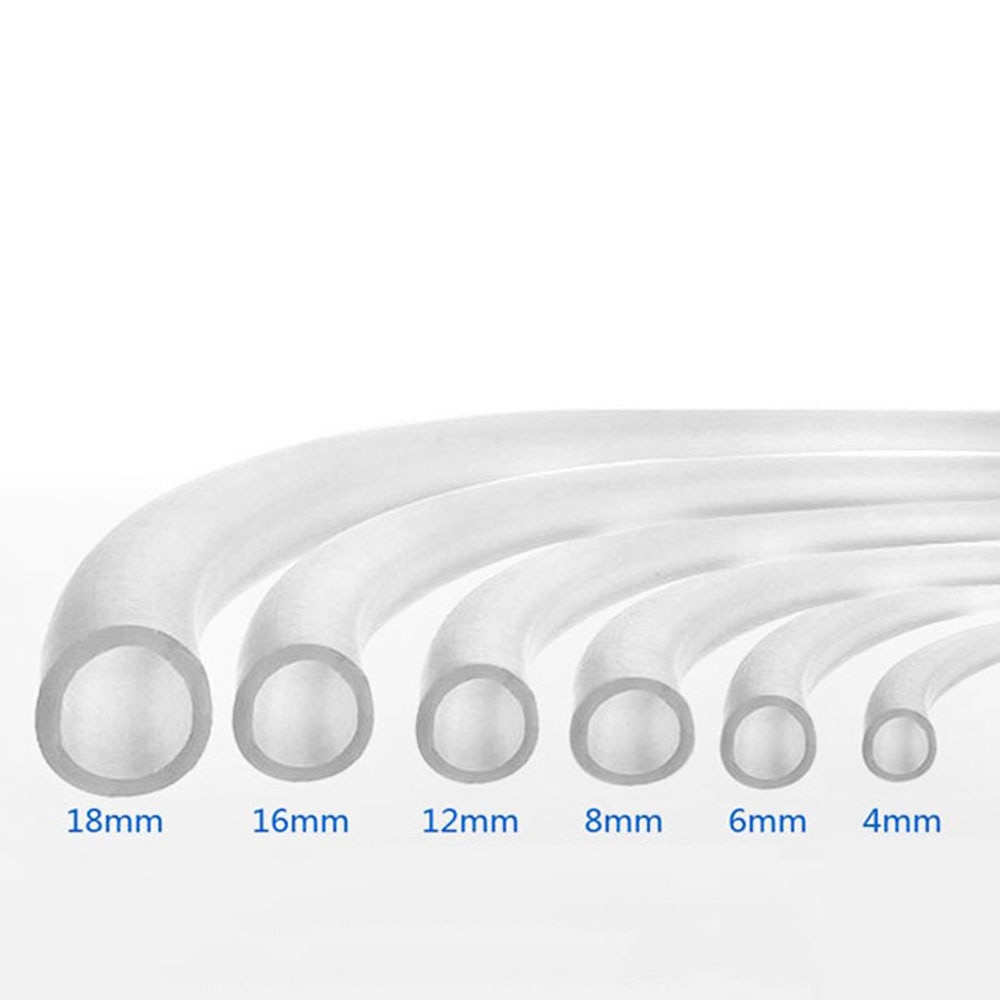 1 Meter, Transparant Siliconen Slang, Flexibele Rubberen Slang, Pvc Slang, Diameter 4, 6, 8 10 12 14 16 18Mm
