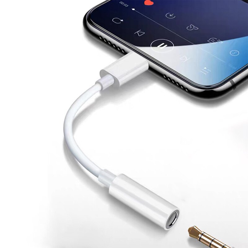 Kopfhörer Adapter Für iPhone XS 11 12 Profi MAX XR X 8 Plus Stecker AUX Kabel Für Blitz zu 3,5mm Kopfhörer Jack Konverter