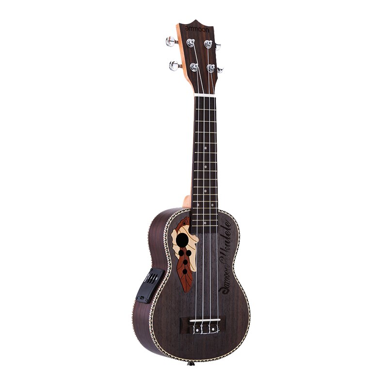 ammoon Series Ululele 21&quot; Ukulele Set 15 Fret 4 Strings Stringed Musical Instrument 19 Styles Ukulele